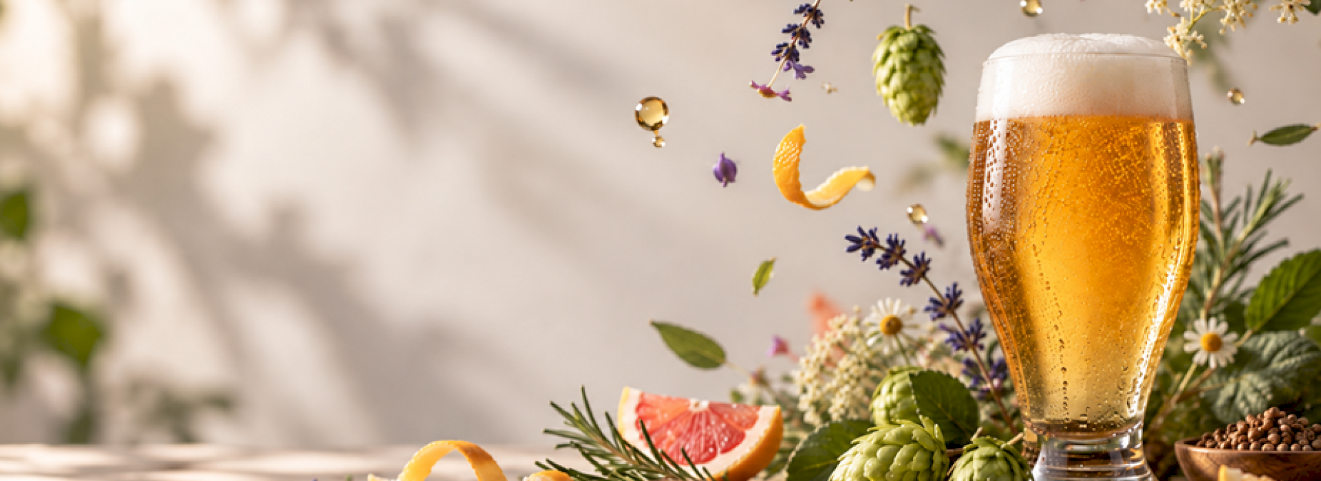 Flowers, herbs, spices.. and beer